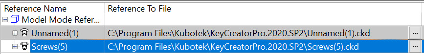 KeyCreator Assembly Make Absolute example