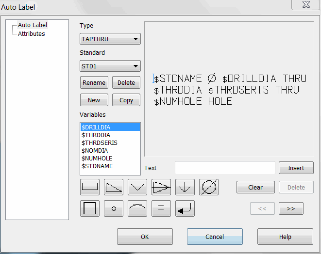 KeyCreator Prime Tools Autolabel Format options