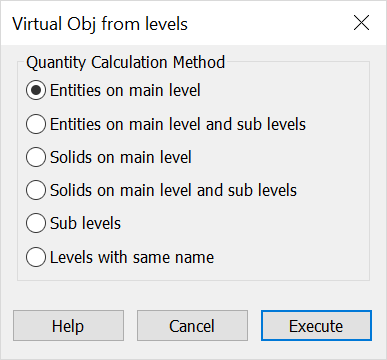 KeyCreator Tools BOM and Table Virtual Objects from Levels