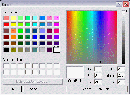 KeyCreator Lights Colors