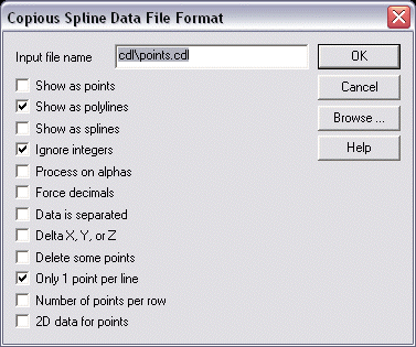 KeyCreator Spline Nurbs from Data Format