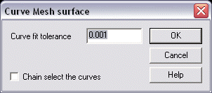KeyCreator Pro Create Surface Curve Mesh options
