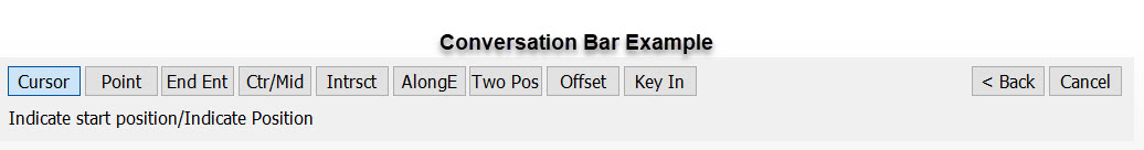 KeyCreator Prime General example conversation bar
