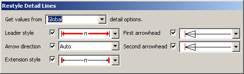 KeyCreator Detail Restyle Lines dialog