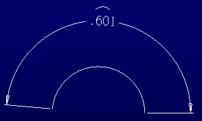 KeyCreator Detail Radial Arc Length example 2