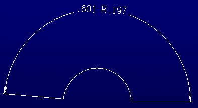 KeyCreator Detail Radial Arc Length example 3