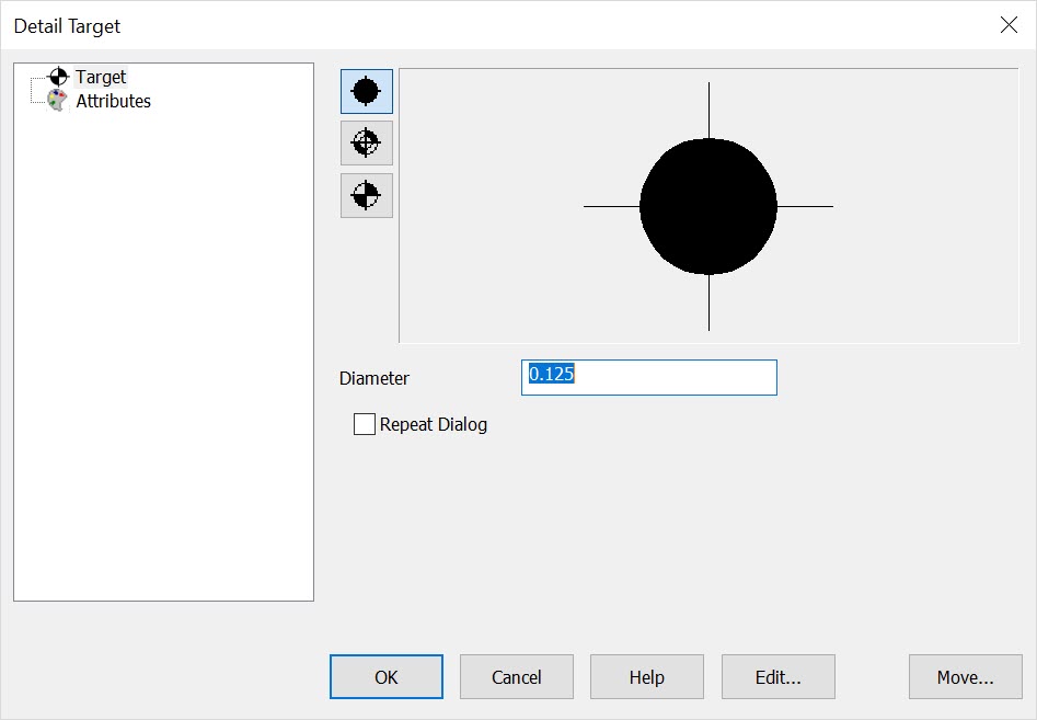 KeyCreator Detail Symbol Detail Target Dialog