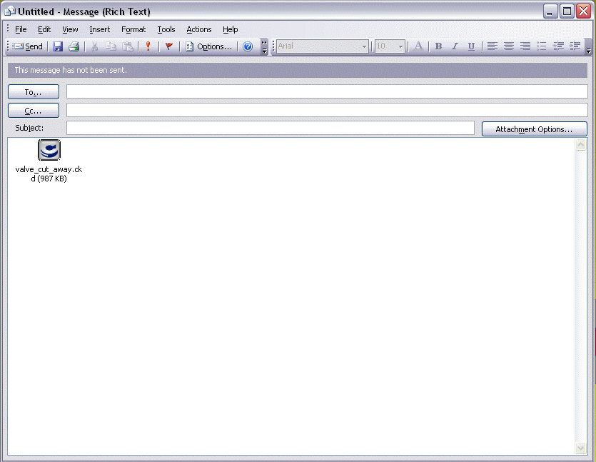 KeyCreator File Send Message