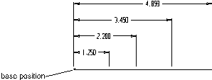 KeyCreator Baseline Dimension Horizontal example