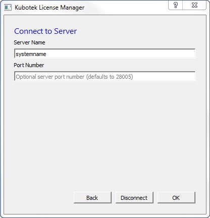 KCompare Revision Setup License Server Connect