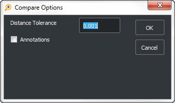 KCompare Revision Options Distance Tolerance