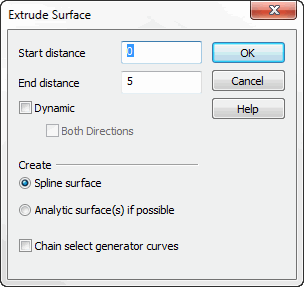 KeyCreator Pro Create Surface Extrude