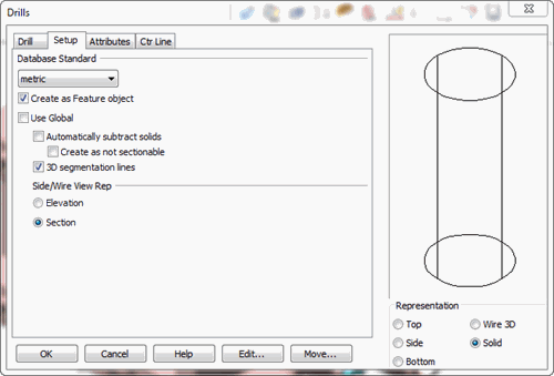 KeyCreator Prime Solid Feature Setup