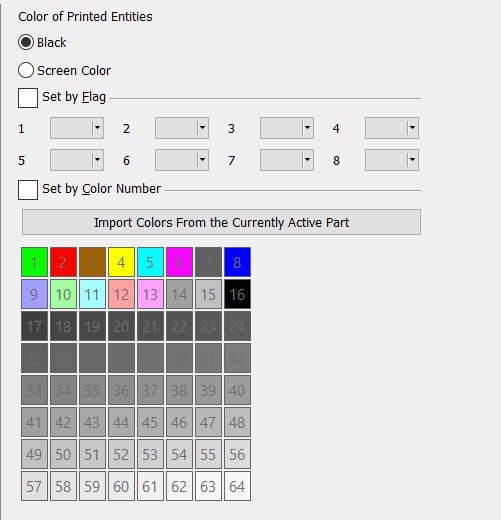 KeyCreator Prime Tools Customize Print Plot Color