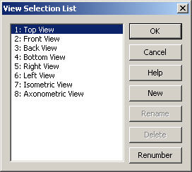 KeyCreator View Selection List Dialog