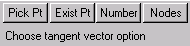 KeyCreator Prime Vector Tangent Curve options