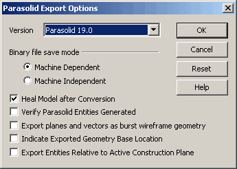 KeyCreator Export XT options