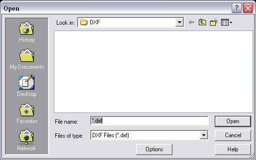 KeyCreator Drafting Import DXF DWG dialog
