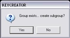 KeyCreator Tools Group Error