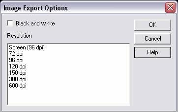 KeyCreator Drafting Export Image options