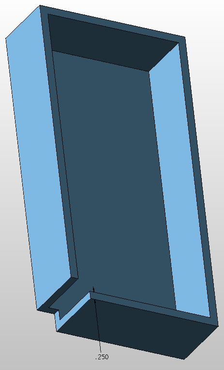 KeyCreator Prime Solid Sheetmetal Cut Corner example 2