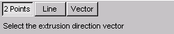 KeyCreator Prime Solid Extrude Vector