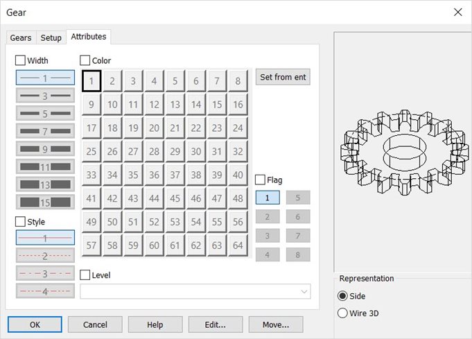 KeyCreator Drafting Feature Global Attributes